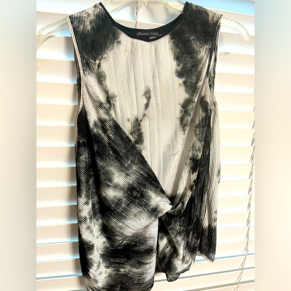 ZARA Black and White Blouse